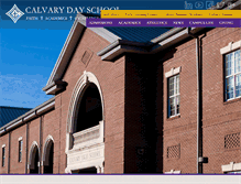 Tablet Screenshot of calvarydayschool.com